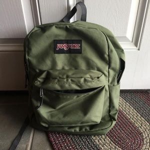 Green JanSport Backpack